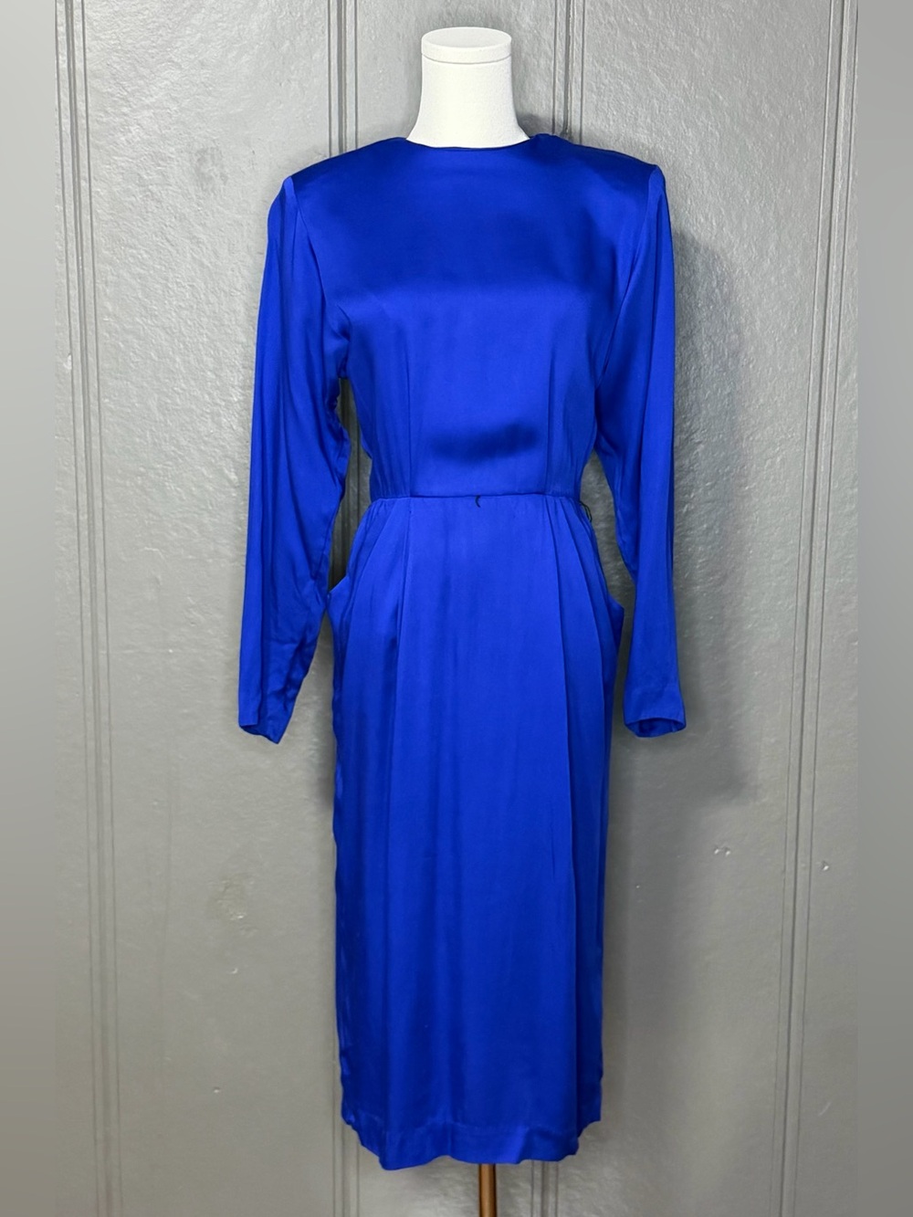 Vintage Liz Claiborne Blue Dress